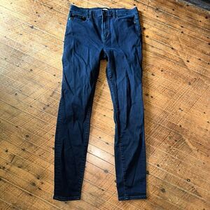 J Crew stretch black 30 luxe minimalist wedgie jeans